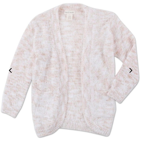 Little Girls Fuzzy Plush Open Cardigan - Picture 1 of 1